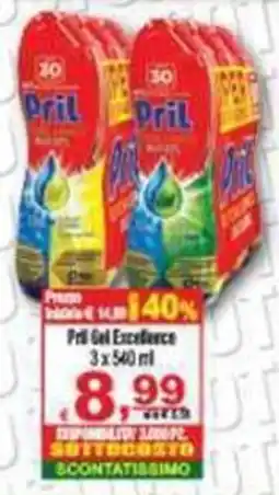 CTS Supermercati Pril Gel Excellence offerta
