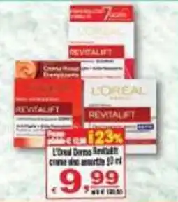CTS Supermercati L'oreal Derma Revitalift crema viso offerta