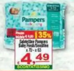 CTS Supermercati Pampers Baby Fresh Sensitive offerta