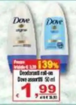 CTS Supermercati Deodoranti roll-on Dove assorbenti offerta