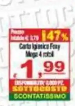CTS Supermercati Carta igienica Foxy offerta