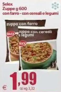 Elite Selex zuppa con farro con cereali e legumi offerta
