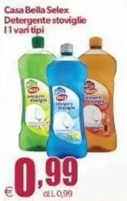 Elite Casa Bella Selex Detergente stoviglie offerta