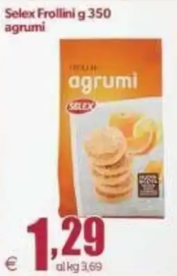 Elite Selex Frollini agrumi offerta