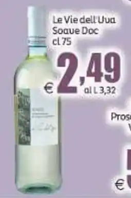 Elite Le Vie dell'Uva Soave Doc offerta