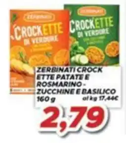 MA Supermercati Zerbinati crocette patate e rosmarino - zucchine e basilico offerta