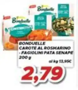 MA Supermercati Bonduelle carote al rosmarino - fagiolini pata senape offerta