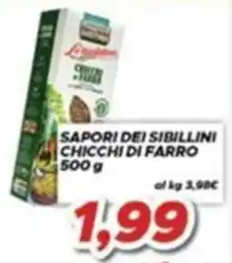 MA Supermercati Sapori dei Sibillini chicchi di farro offerta