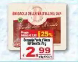 CTS Supermercati Bresaola della Valtellina IGP offerta