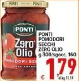 Iper Triscount Ponti pomodori secchi zero olio offerta
