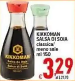 Iper Triscount Kikkoman salsa di soia classica offerta