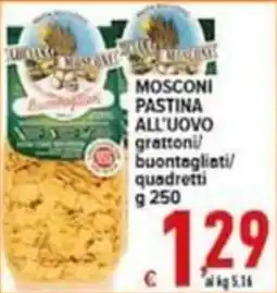 Iper Triscount Mosconi pastina all'uovo offerta