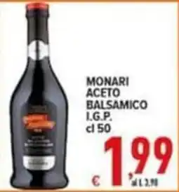 Iper Triscount Monari aceto balsamico I.G.P. offerta