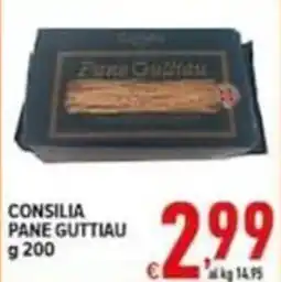 Iper Triscount Consilia pane guttiau offerta