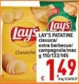 Iper Triscount Lay's Patatine classiche offerta