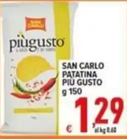 Iper Triscount San Carlo patatina piu gusto offerta