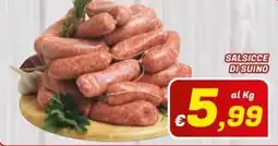 Idromarket Salsicce di suino offerta