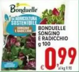 Iper Triscount Bonduelle songino e radicchio offerta