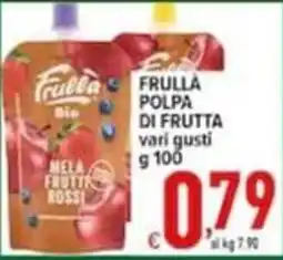 Iper Triscount Frullà polpa di frutta vari gusti offerta