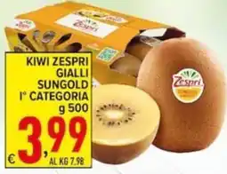 Iper Triscount Kiwi Zespri gialli offerta