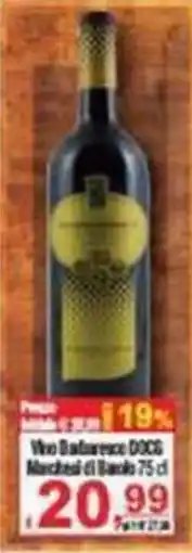 CTS Supermercati Vino Barbaresco DOCG Marchesi di Barolo offerta