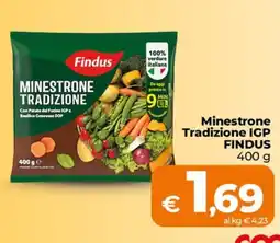 Ipercoop Radenza Minestrone Tradizione FINDUS offerta