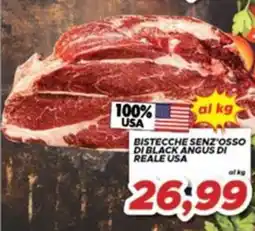 MA Supermercati Bistecche senza osso di Black Angus di Reale USA offerta