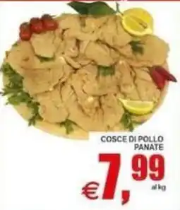Pewex Cosce di pollo panate offerta