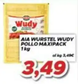 MA Supermercati Aia wurstel wudy pollo maxipack offerta