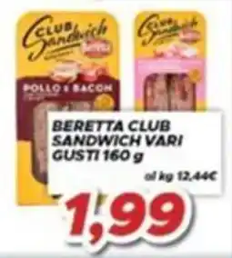 MA Supermercati Beretta Club Sandwich Vari offerta
