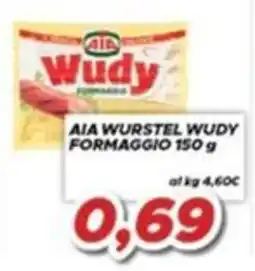MA Supermercati Aia wurstel wudy formaggio offerta