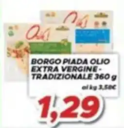 MA Supermercati Borgo Piada olio extra vergine tradizionale offerta