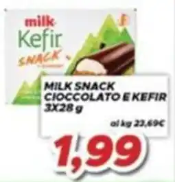 MA Supermercati Milk Kefir Snack Cioccolato e Kefir offerta
