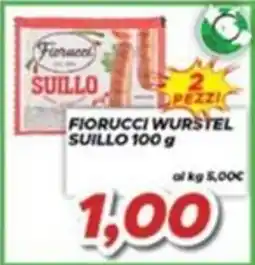 MA Supermercati Fiorucci wurstel suillo offerta