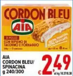 Iper Triscount AIA Cordon Bleu/Spinacina offerta