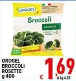 Iper Triscount Orogel broccoli rosette offerta