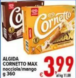 Iper Triscount Algida Cornetto Max offerta