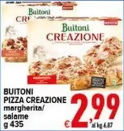 Iper Triscount Buitoni pizza creazione margherita/salame offerta