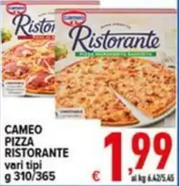 Iper Triscount Cameo pizza ristorante offerta