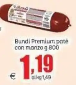 Elite Bundi Premium paté con manzo offerta