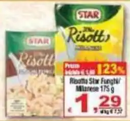 CTS Supermercati Risotto Star Funghi/ Milanese offerta