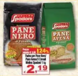 CTS Supermercati Pane nero ai 7 cereali Spadoni offerta