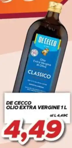 MA Supermercati De Cecco olio extra vergine offerta