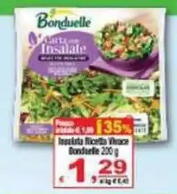 CTS Supermercati Insalata Ricetta Vince Bonduelle offerta