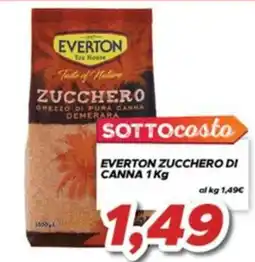 MA Supermercati Everton zucchero di canna offerta
