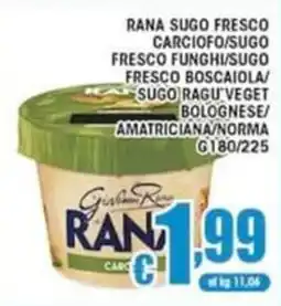 Sacoph Rana sugo fresco offerta