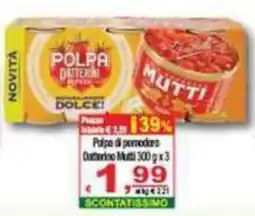 CTS Supermercati Polpa di pomodoro Mutti offerta