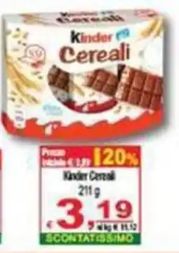 CTS Supermercati Kinder Cereali offerta