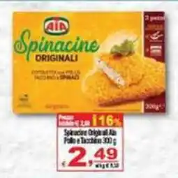 CTS Supermercati Aia Spinacine Originali offerta
