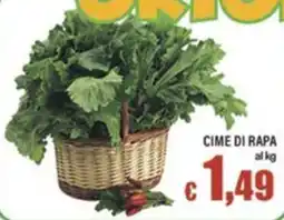 Top Supermercati Cime di rapa offerta